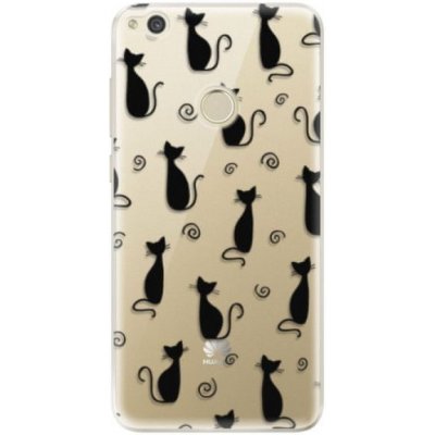 iSaprio Cat pattern 05 Huawei P9 Lite (2017) černé – Zboží Mobilmania