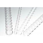Generic Hřbet plastový 8 mm, 21-40 listů, čirý, 100 ks – Hledejceny.cz
