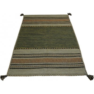 Webtappeti Antique Kilim Zeleno hnědý – Zboží Mobilmania