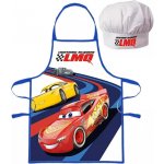 Euroswan Dětská zástěra s kuchařskou čepicí Auta Cars motiv McQueen & Cruz – Zboží Dáma