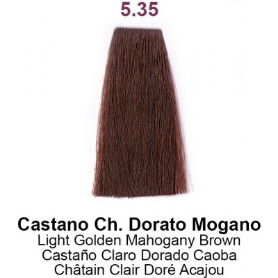 Nouvelle Hair Long barva na vlasy 5.35 světle zlatá mahagonová hnědá 100 ml
