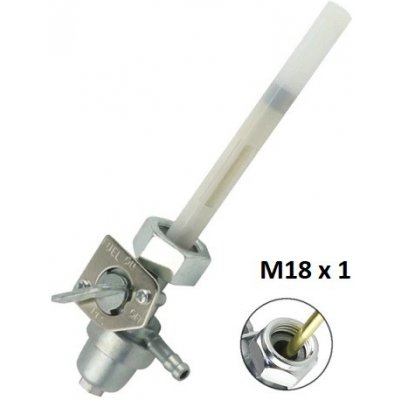 palivový kohout ventil závit M18x1 mm - HONDA, JUNAK – Zboží Mobilmania