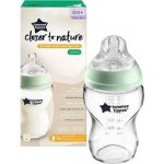 Tommee Tippee kojenecká láhev C2N skleněná bílá 250ml – Sleviste.cz