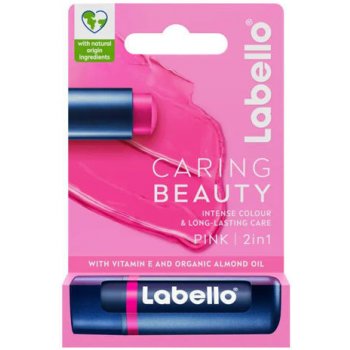 Labello Barevný balzám na rty Caring Beauty Pink 5,5 ml