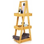 Blumfeldt Premium, regál do sprchy, 26 x 66 x 18 cm, odolný vůči vodě, bambus Dřevo – Sleviste.cz