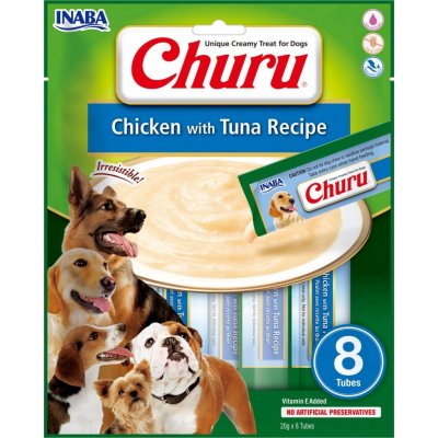 Churu Dog Chicken&Tuna 8 x 20 g – Zboží Mobilmania
