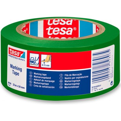 Tesa tape výstražná značkovací páska 50 mm x 33 m zelená – Hledejceny.cz