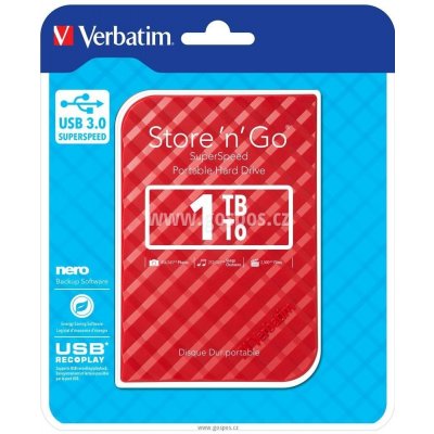 Verbatim Store 'n' Go 1TB, USB 3.0, 53203 – Sleviste.cz