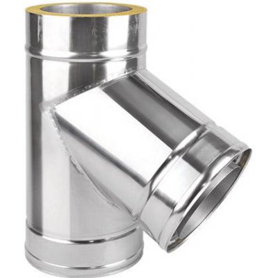 Bokra Komínový izolovaný T-kus 60° 150mm IZOL EKO 08 – Zboží Dáma