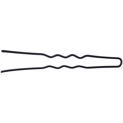 Vlnitá vlásenka Duko 652B - 6,5 cm, černá - 20 ks – Zboží Mobilmania