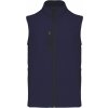 Pánská vesta Kariban 3-vrstvá softshellová vesta modrá námořní