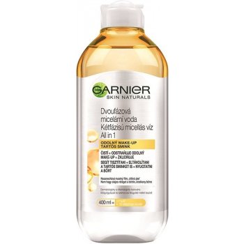 Garnier Skin Naturals Two-Phase Micellar Water All In One čisticí a zklidňující micelární voda 400 ml