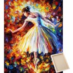 GFT Diamantové malování s rámem baletka 30 x 40 cm – Sleviste.cz