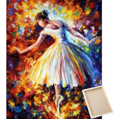 GFT Diamantové malování s rámem baletka 30 x 40 cm – Sleviste.cz