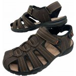 Pretty pánské sandály s uzavřenou špičkou hnědé – Zbozi.Blesk.cz