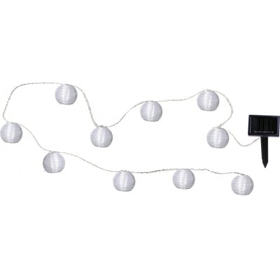 STAR TRADING LED solární řetěz FESTIVAL 10x LED D.2,7m bílý – Hledejceny.cz