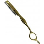 Mr. Mustache Efilační břitva na seřezávání vlasů Styling razor Gold – Zboží Dáma