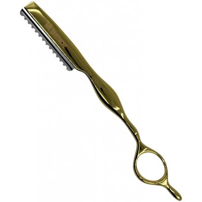 Mr. Mustache Efilační břitva na seřezávání vlasů Styling razor Gold – Zboží Dáma