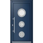 OknaDvereNaMiru.cz Vchodové dveře INOX 10 bílá 90 x 210 cm – Zboží Mobilmania