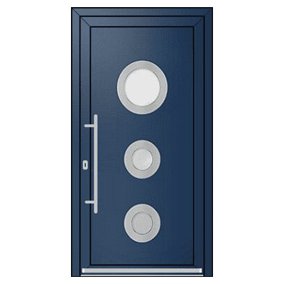 OknaDvereNaMiru.cz Vchodové dveře INOX 10 bílá 90 x 210 cm – Zboží Mobilmania