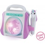 Karaoke box s mikrofonem jednorožec 21x9x19 cm – Zboží Dáma