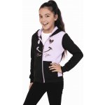 Dívčí mikina na zip s kapucí fialková – Sleviste.cz