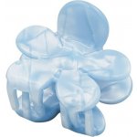 Eulenschnitt Skřipec do vlasů Flower Sky 3,7 cm, modrá barva, plast – Zboží Dáma