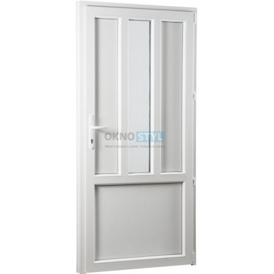 Oknostyl PREMIUM Vedlejší vchodové dveře , pravé Bílá 880 x 2080 mm – HobbyKompas.cz