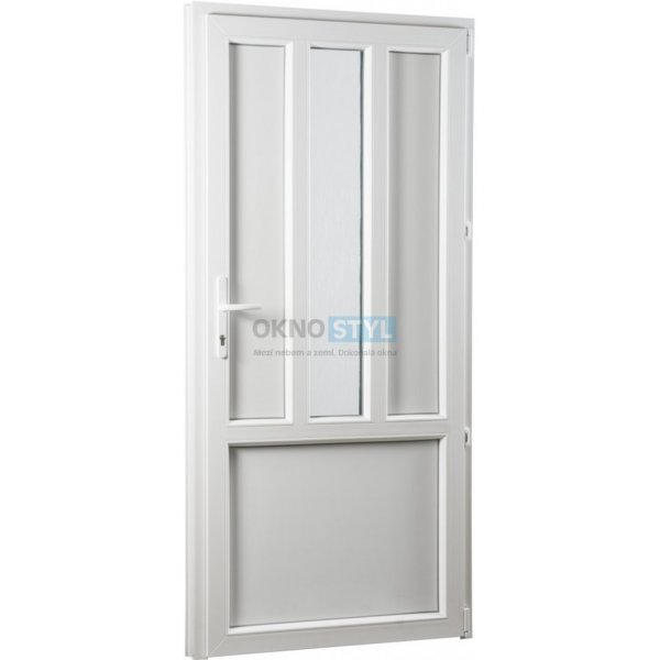 Venkovní dveře Oknostyl PREMIUM Vedlejší vchodové dveře , pravé Bílá 880 x 2080 mm