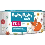 BABYBABY SOFT Ubrousky vlhčené 72 ks – Hledejceny.cz