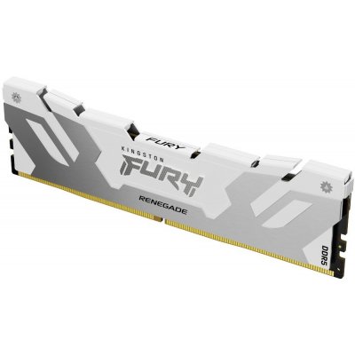 Kingston DDR5 Fury Renegade White 16GB 1x16GB 6400MHz CL32 DIMM On Die ECC XMP 1.4V KF564C32RW 16 – Hledejceny.cz