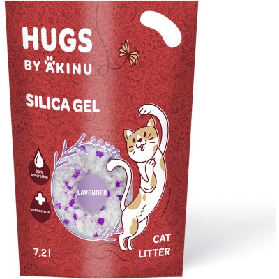 Akinu Hugs Silika gel levandule 7,2 l – Hledejceny.cz