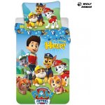 Jerry Fabrics povlečení Tlapková Patrola 137 PAW PATROL zelenomodré bavlna hladká 140x200 70x90 – Sleviste.cz