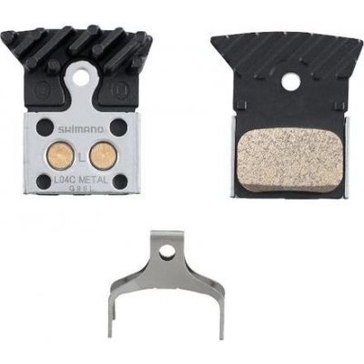 SHIMANO brzdové destičky - BRAKE PADS L04C - stříbrná – Zbozi.Blesk.cz