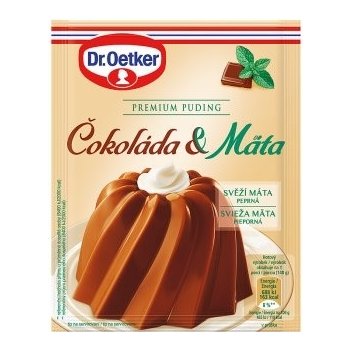 Dr. Oetker Premium puding čokoláda & máta 50 g