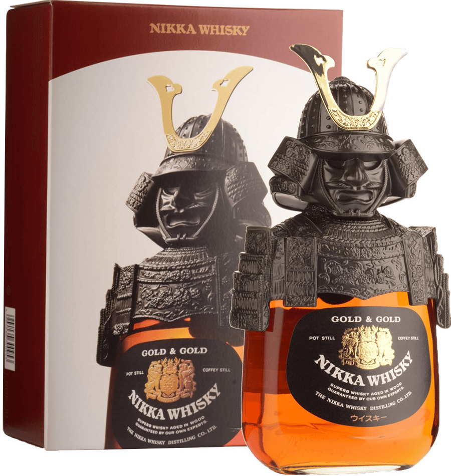 Nikka Gold and Gold Samurai 43% 0,75 l (holá láhev)