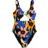 Roxy Color Jam One Piece anthracite flower jammin