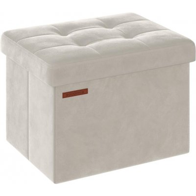 Song Skládací sametový taburet s úložným prostorem – elegantní úložný box – Zboží Dáma