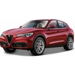 Bburago Alfa Romeo Stelvio červená 1:24 – Zboží Mobilmania