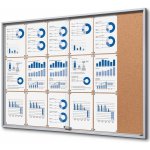 Jansen Display interiérová vitrína 18 x A4 – Zboží Živě