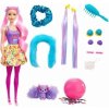 Panenka Barbie Barbie Color Reveal Glitzer vlasová stylizace růžová