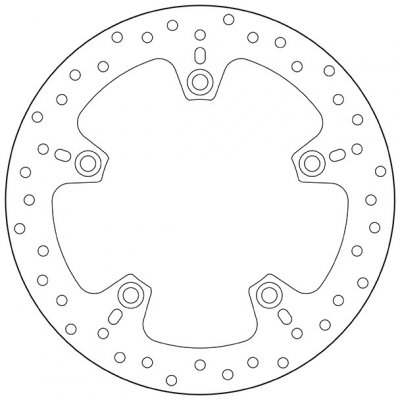 Zadní brzdový kotouč Brembo BMW 1200 K 1200 R 2005 - 2008 | Zboží Auto