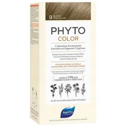 Phyto Color barva na vlasy bez amoniaku 9 Very Light Blonde
