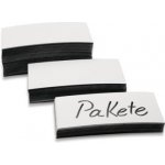 Magnetoplan Magnetické popisovatelné etikety 20 x 100 mm bílé 100 ks – Zboží Dáma