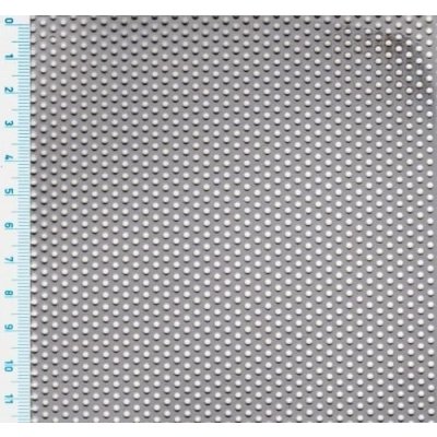 Děrovaný plech nerezový Rv 2-3,5, formát 1,0 x 1000 x 2000 mm – Zboží Mobilmania