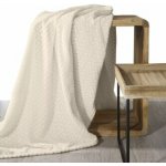 Mybesthome Přehoz na sedačku - pohovku - deka SOFIA 220x200 cm béžová – Zboží Dáma