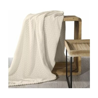 Mybesthome Přehoz na sedačku - pohovku - deka SOFIA 220x200 cm béžová – Zboží Dáma