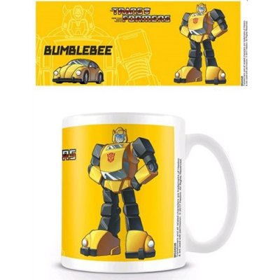 CurePink Keramický hrnek Transformers: Bumblebee bílý 315 ml od 229 Kč -  Heureka.cz