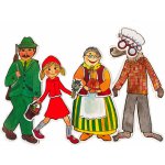 MARIONETINO ČERVENÁ KARKULKA LOUTKY 4 ks – Zboží Dáma
