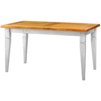 ARTEN Rustikální jídelní stůl POPRAD MES03A - borovice (bílý vosk) ROZMĚR: (š/h/v) 120 x 80 x 76 cm